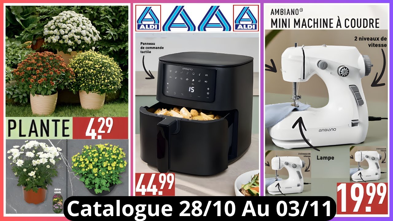 ALDI France Catalogue de la semaine du 28/10/25 au 03/11/25 Bons Plans #aldi  #promo Arrivage