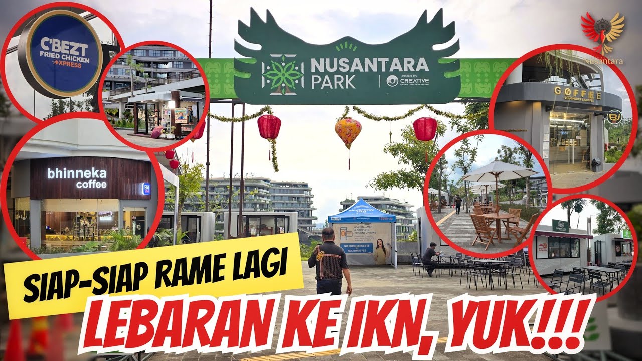 Berbagai Gerai Makanan di IKN Dibuka Melayani Wisatawan Libur Lebaran di IKN