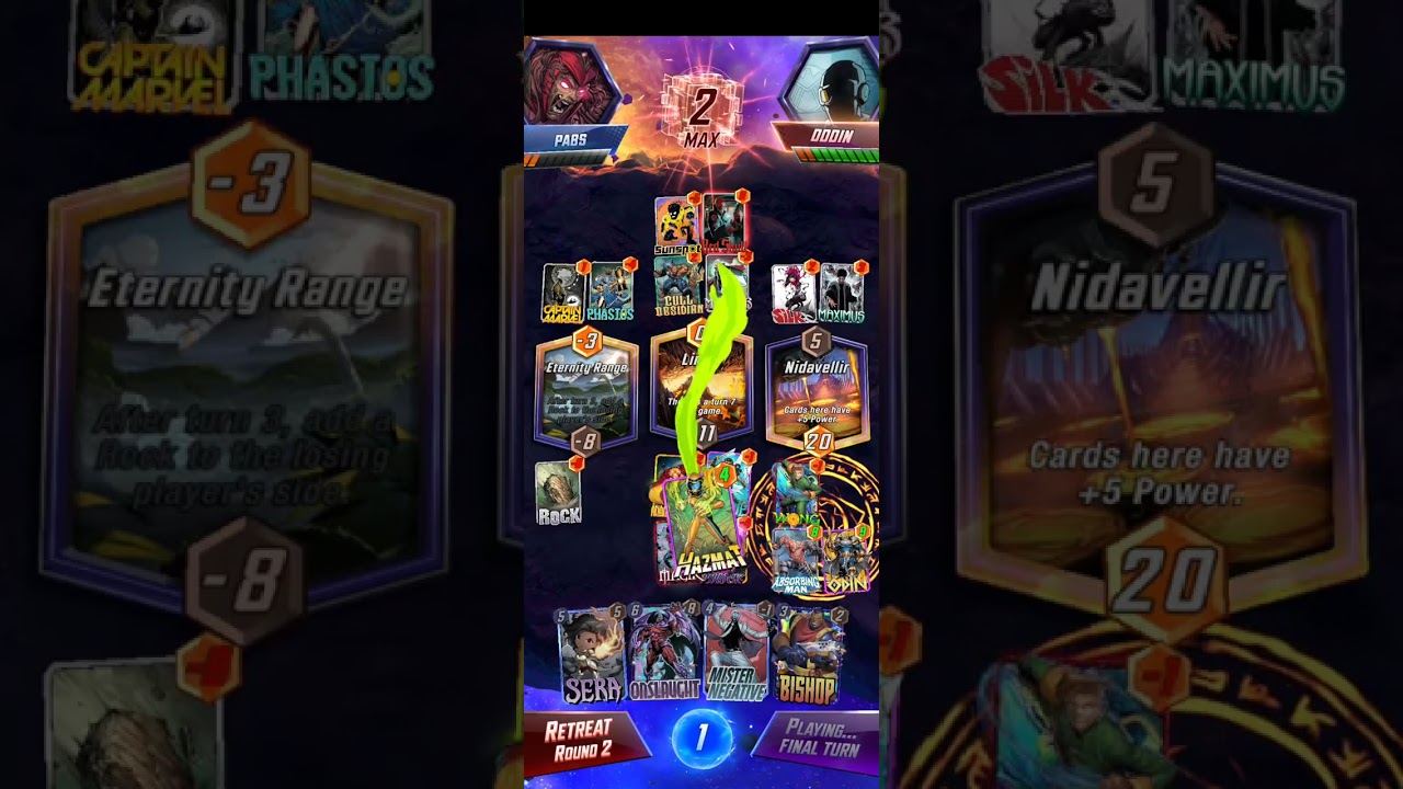 negative 12 score wins the game.. hazmat deck .. #marvelsnap #marvel #marveluniverse