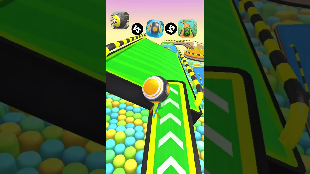 Rollance Balls vs Action Balls vs Going Balls. who Will Be Champion❓🤔 #goingballs #youtubeshorts