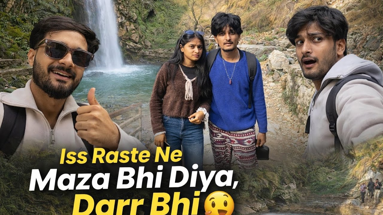 टाईगर  फॉल & Dangerous Roads | दिल्ली Se Chakrata Tak Ka सफ़र😍 | Part 2