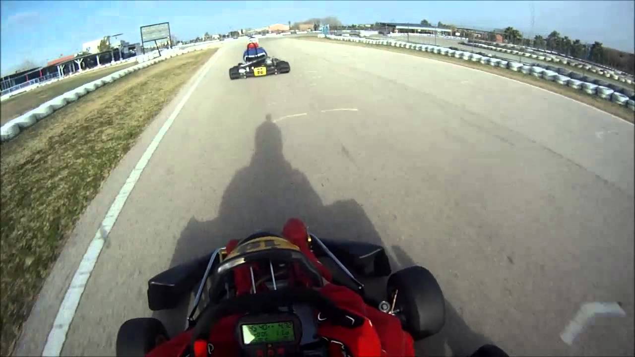 Entrenando en Karting Vives, Oliva. F400 Sirocco