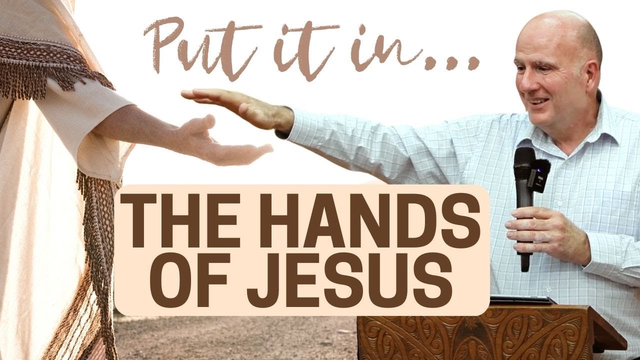 Don't hold on to your problems. Put them in the hands of Jesus.