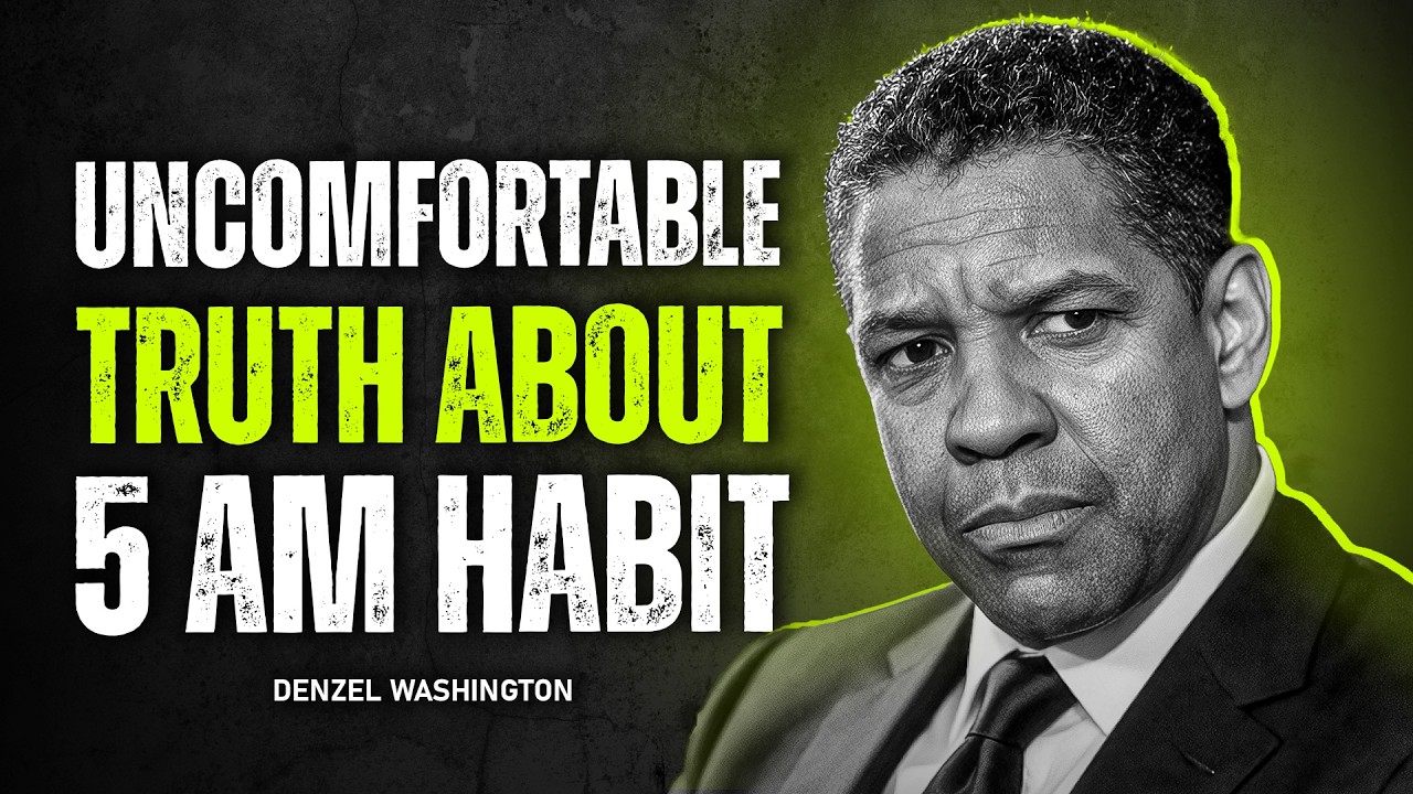 The 5 AM Habit That Is Secretly Growing Your Brain | Denzel Washington Motivation