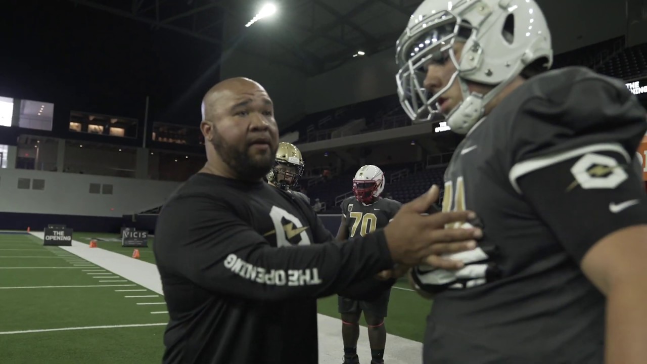 Final 5 Offensive Line Academy | Get To Your Spot & Hand Placement
