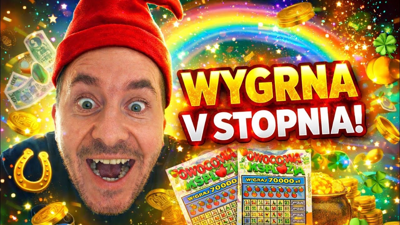 WYGRANA V STOPNIA?! 😱 3 NA 4 ZDRAPKI WYGRANE 💥 Tego się NIE spodziewałem! 🍀