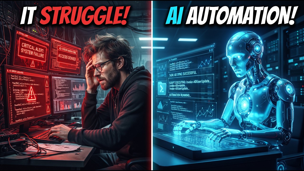 6 Ghante ka Kaam 40 Minute Mein! | Active Directory + AI = Superpower | PowerShell Script | EP - 04