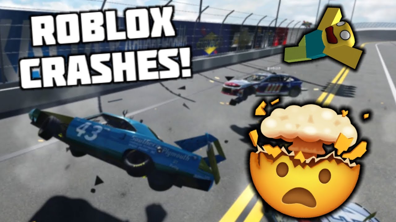 ROBLOX NASCAR CRASHES AND FUNNY MOMENTS! | just daytona. (Roblox)