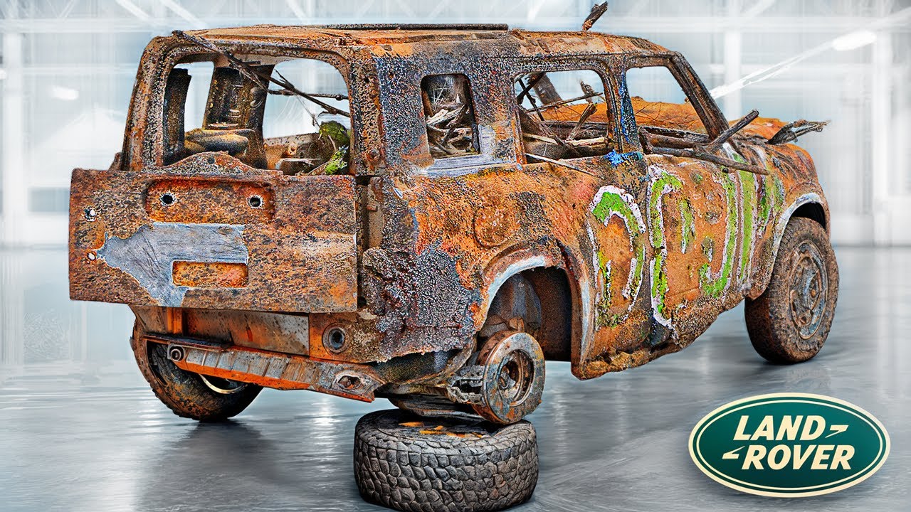 Restoration of Abandoned Land Rover Defender|  Rebuild and Customization!
