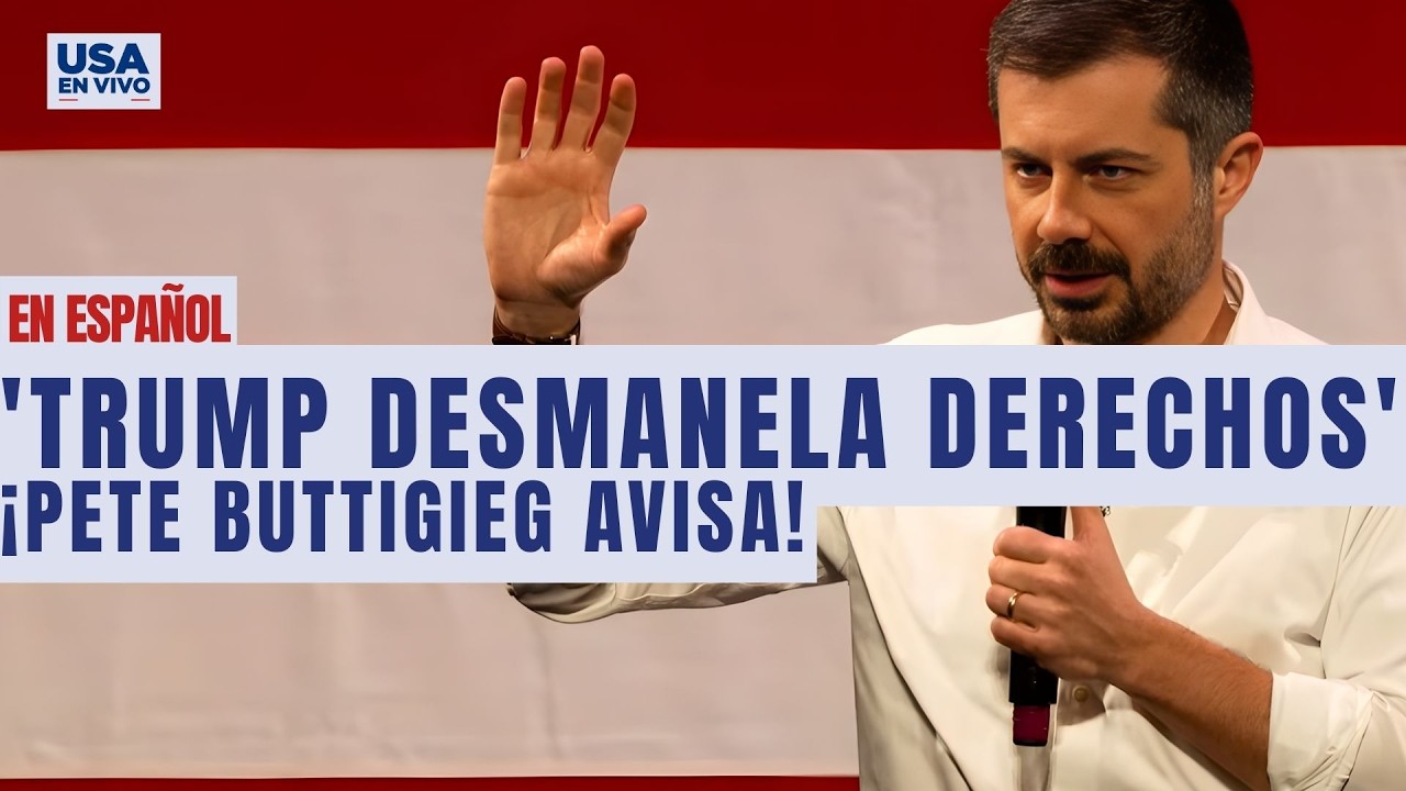Pete Buttigieg ATACA a Trump: ICE, Tarifas y Corrupción Expuestas | USA EN VIVO 🔴