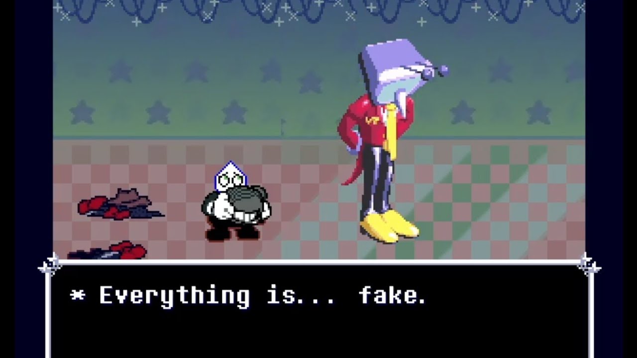Deltarune Chapter 5 - Mike and Tenna Cutscene (Official Newsletter)