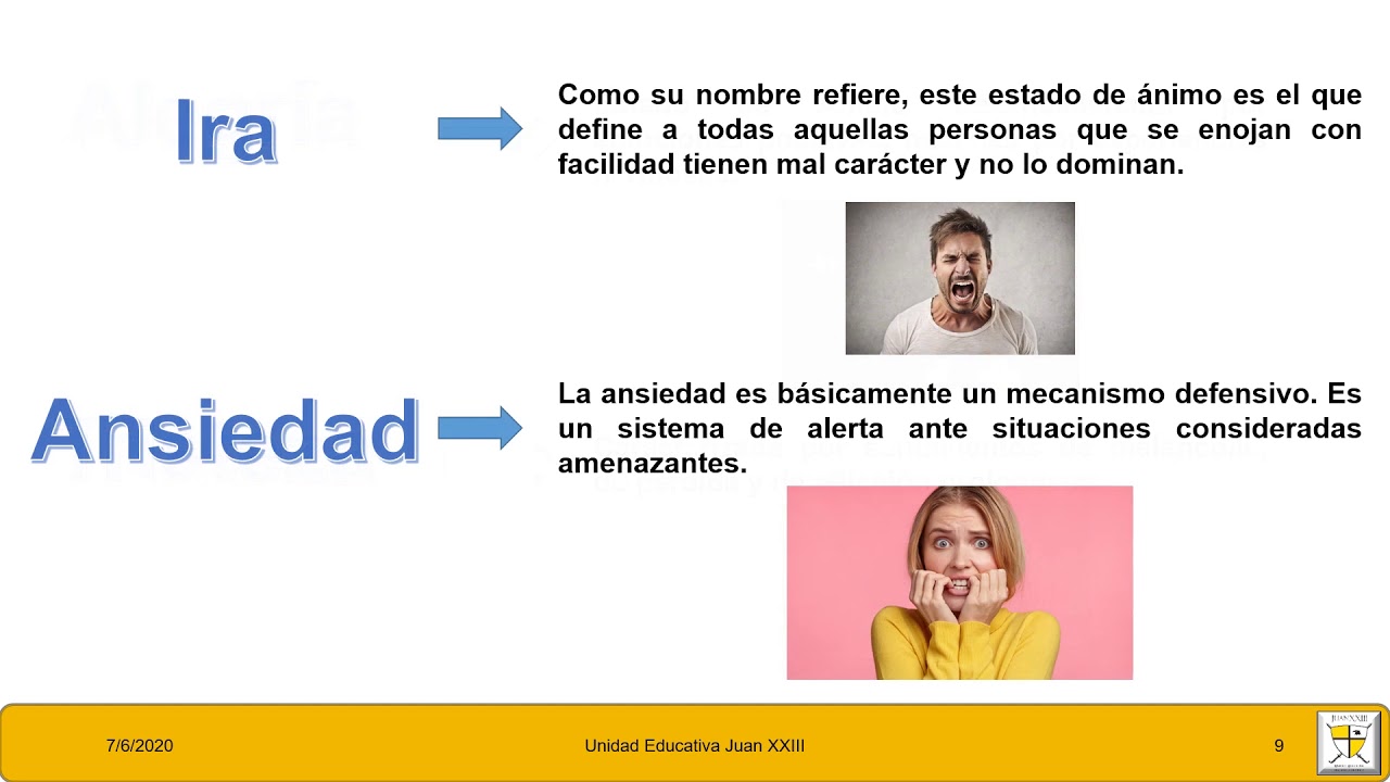 Los estados de animo - Valores 8-06-2020