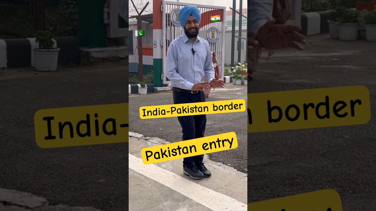 India 🇮🇳 Pakistan 🇵🇰 border | zero line | Entered Pakistan #zeroline #indopakborder #indvspak