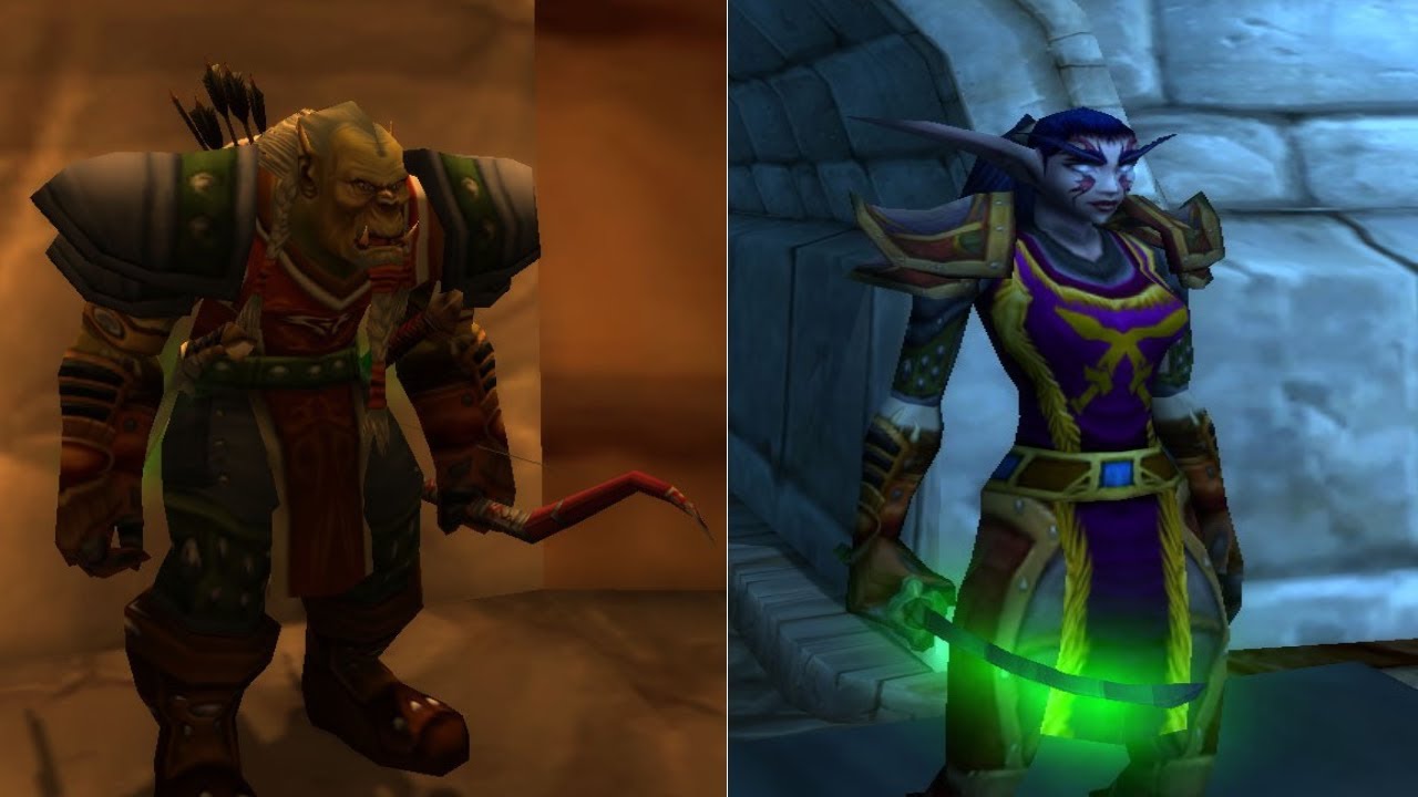 WoW Classic PVP Twink 39 Hunter - ASMR bow shooting