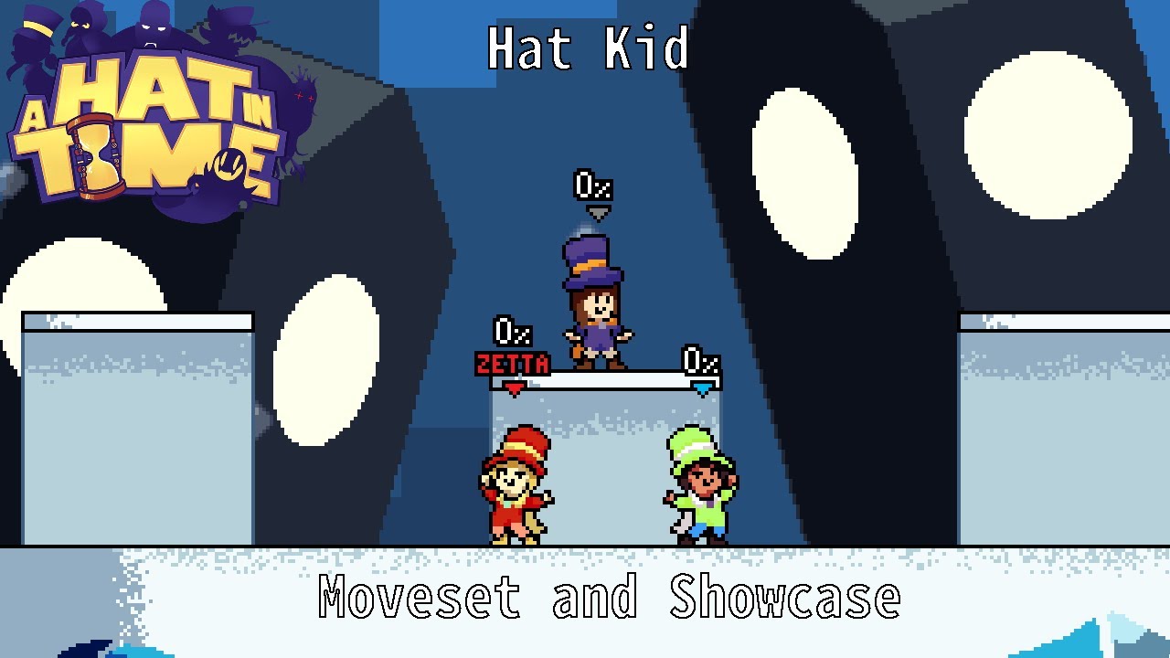Rivals of Aether - Hat Kid Moveset and Showcase