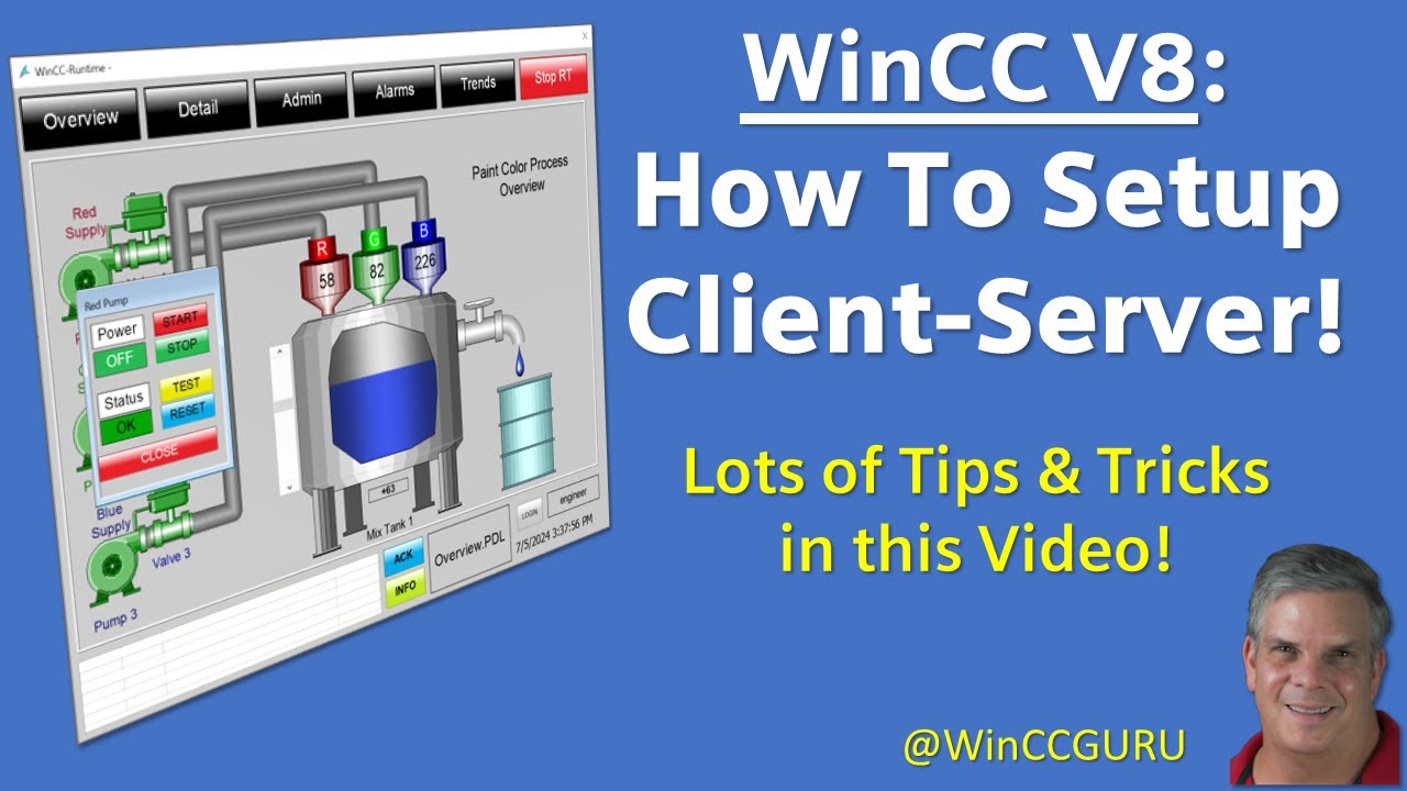 WinCC V8: How to Setup Client Server  The RIGHT Way! 🧙 