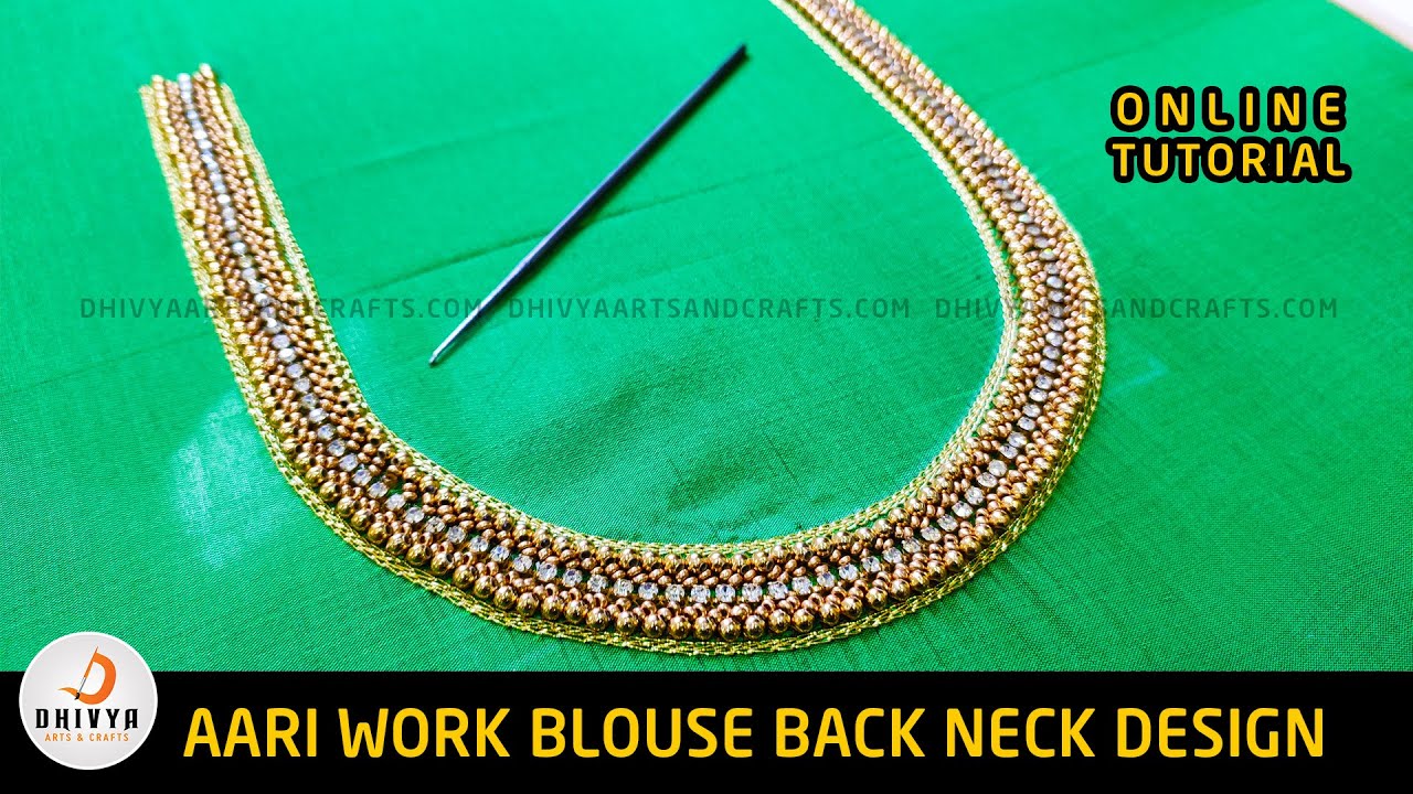 aari work blouse designs | aari work for beginners | aari class | blouse designs #354