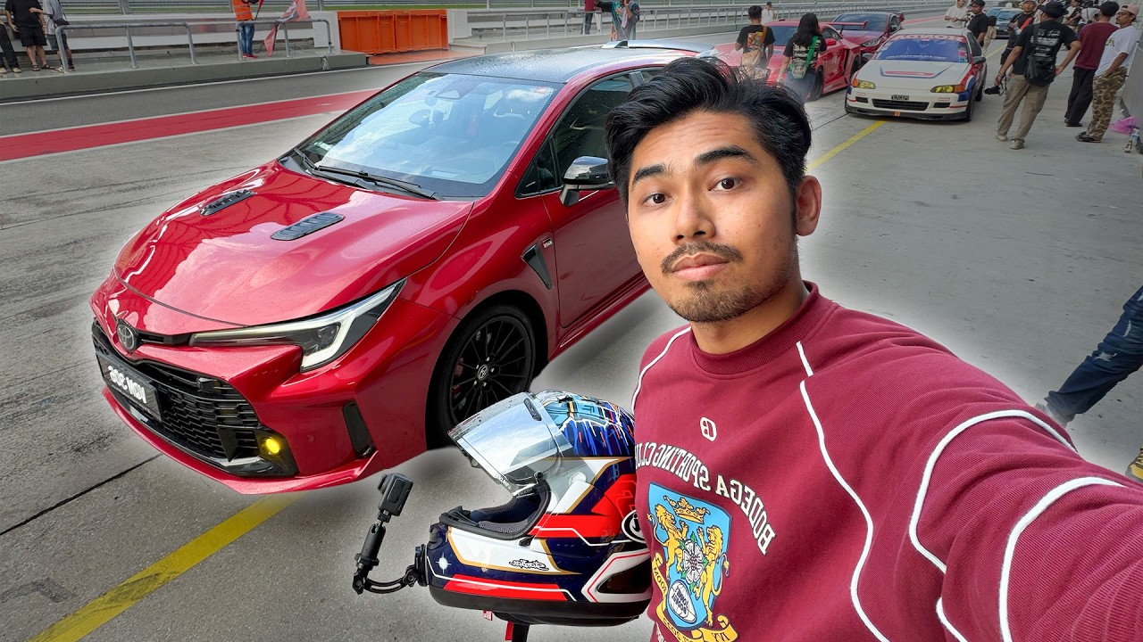 First time bawa GR Corolla masuk track Sepang!