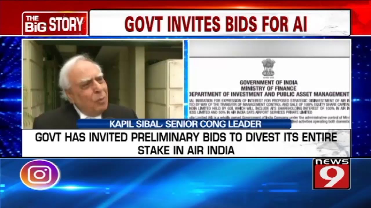 Government to sell 100% stake in Air India
