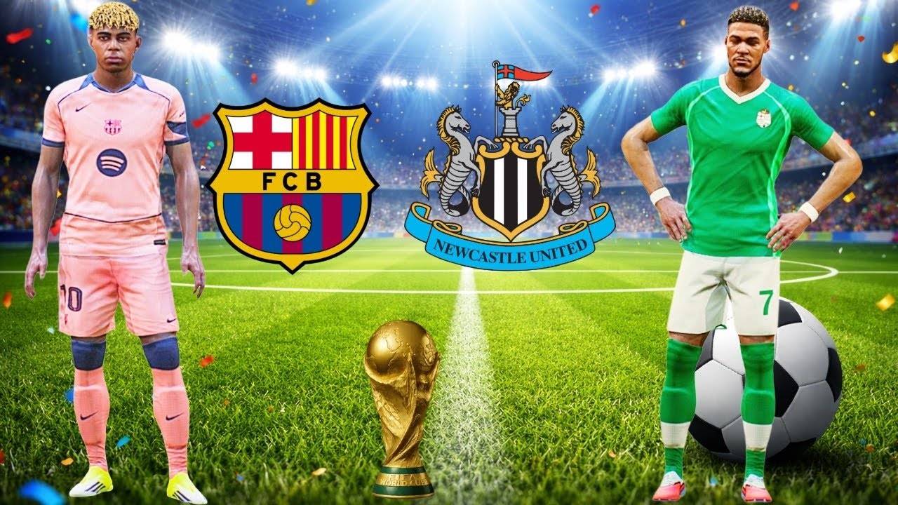 Barcelona vs Newcastle United UCL 2025/26 🔥 eFootball 2026 Gameplay 4K | Full Match