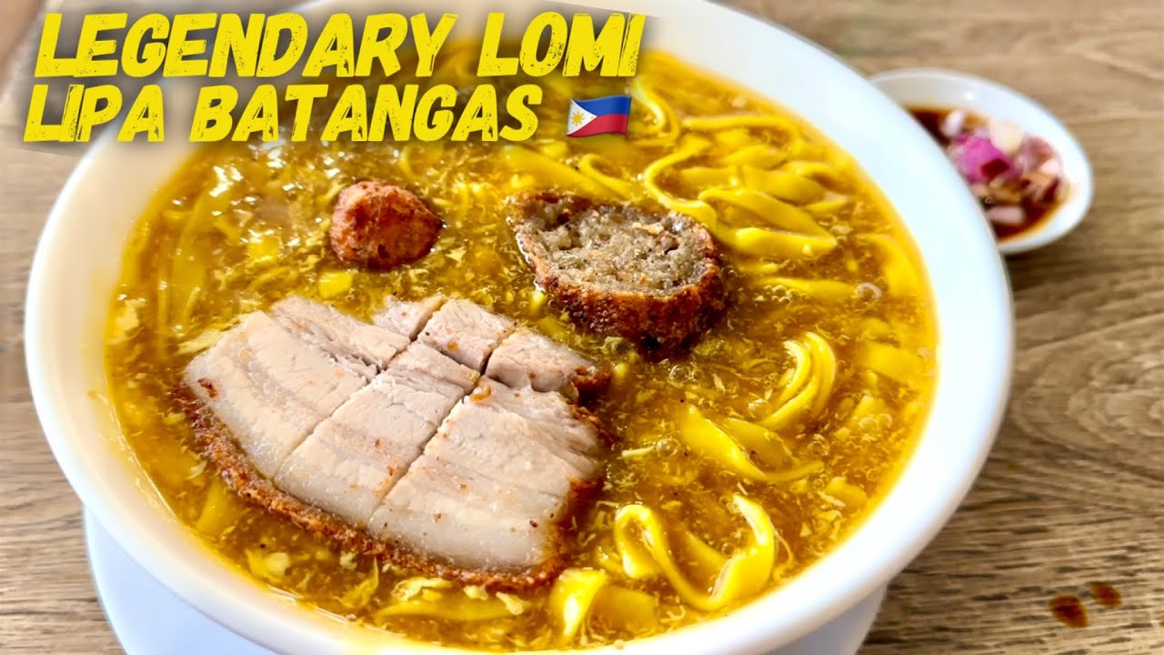 Cheap Eats: Legendary Lomi at Liam's Lomi House Lipa Batangas | Best Lechon Lomi | Must Try Sisig