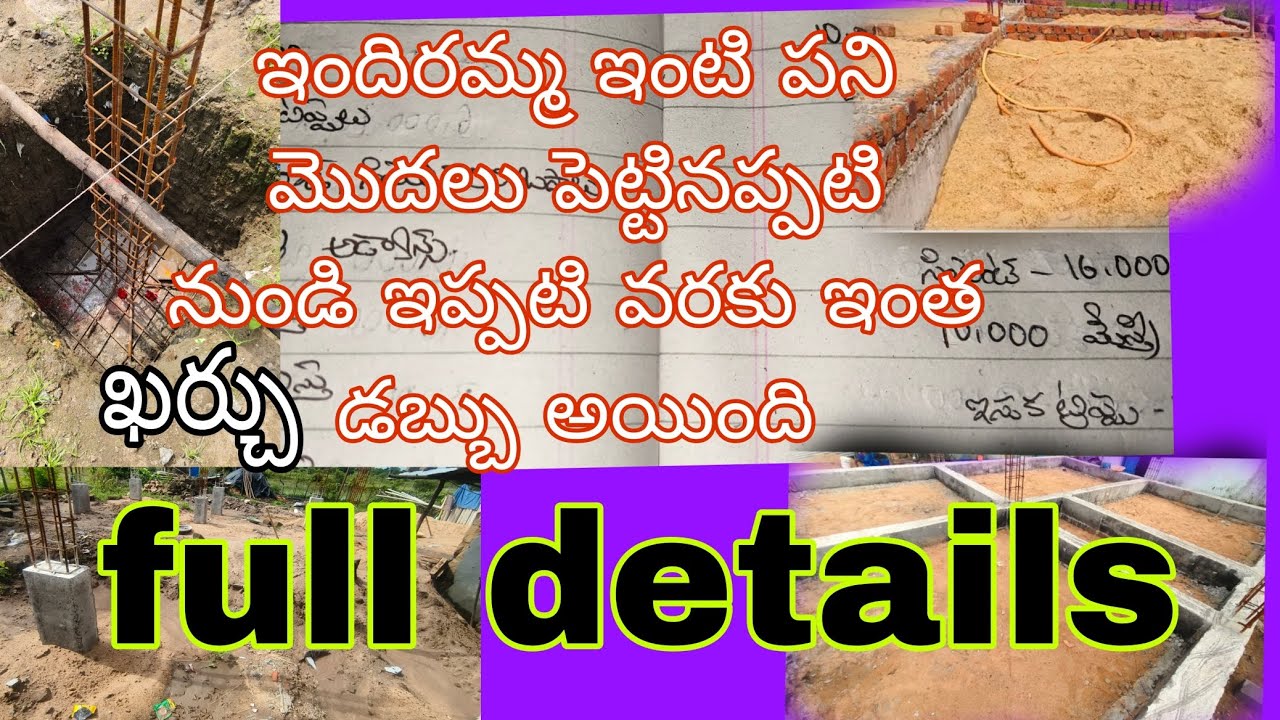 ఇల్లు మొదలు పెట్టే ముందు ఇంత డబ్బు అవుద్ది అనుకోలేదు,ఇక్కడి వరకే ఇంత అయింధీ #indhirammaillu 