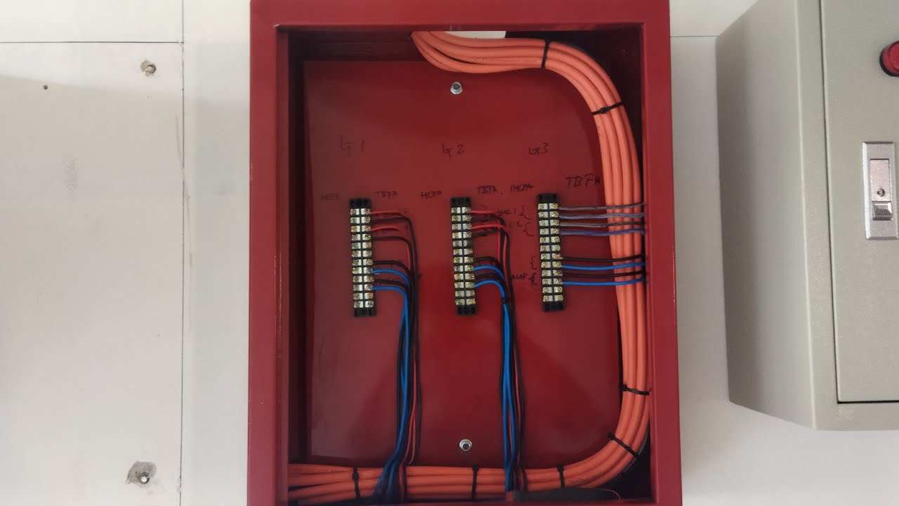 terminasi fire alarm TBFA dan MDF