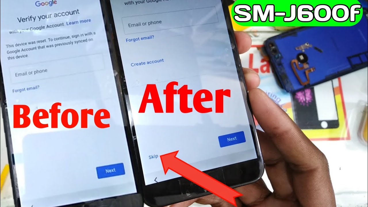 Samsung J6 Frp Unlock  Google Account Remove Without Computer