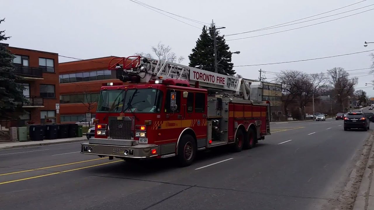 Toronto Fire A131 Responding Compilation