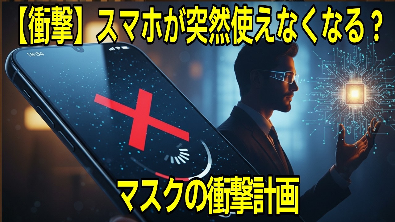 【衝撃】あなたの脳にチップを埋める｜イーロン・マスクが警告したスマホの終焉【ニューラリンク】