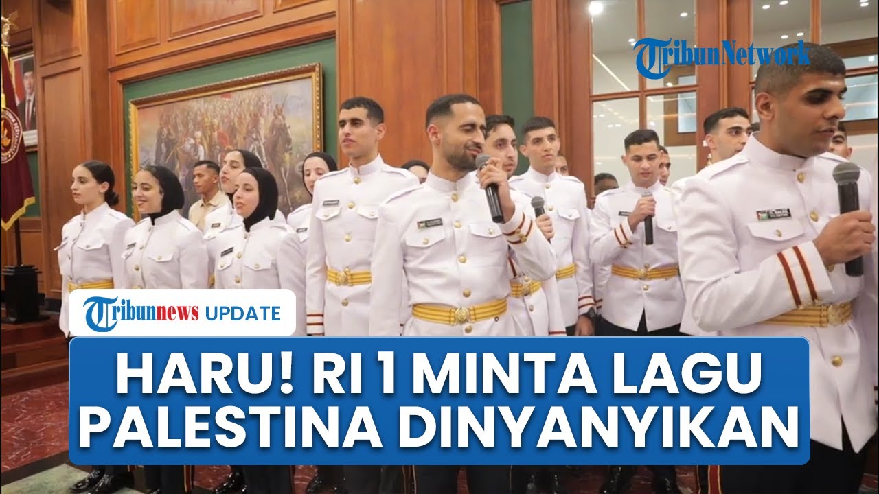 Momen Haru saat Prabowo Mendadak Minta Mahasiswa Palestina Nyanyikan Lagu Kebangsaan Negaranya