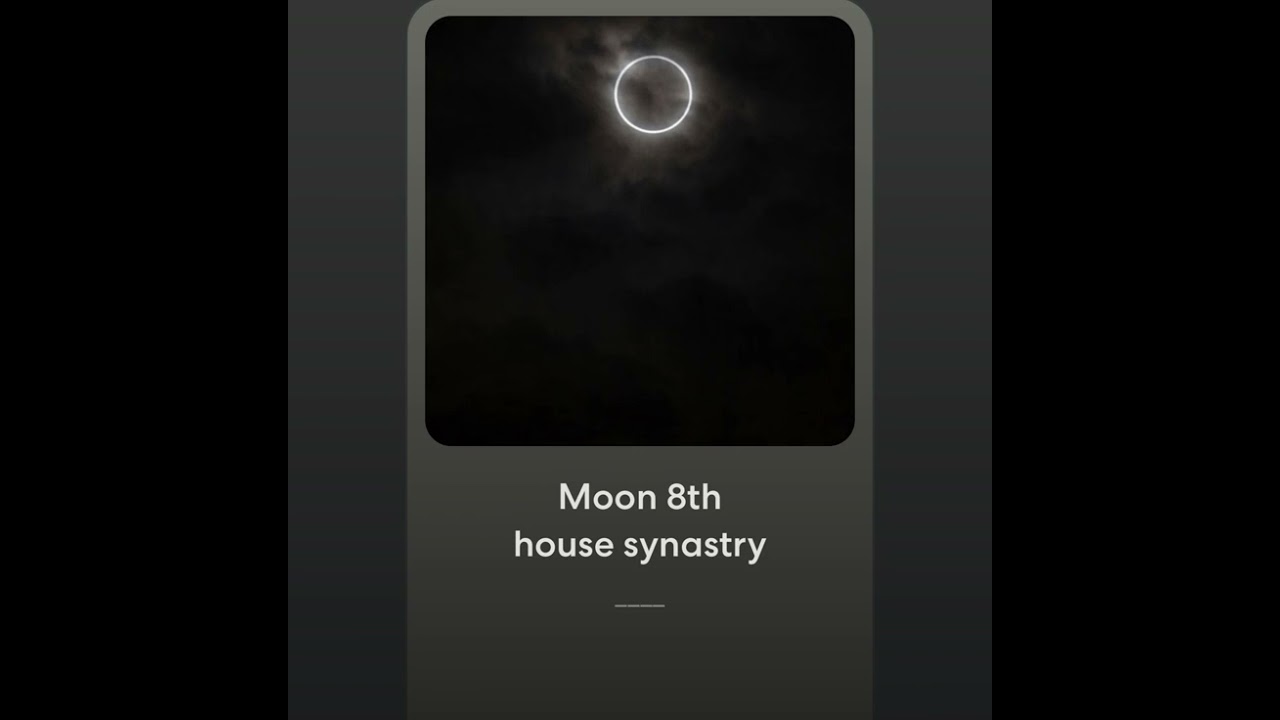 Moon 8th house synastry: Part 1 
