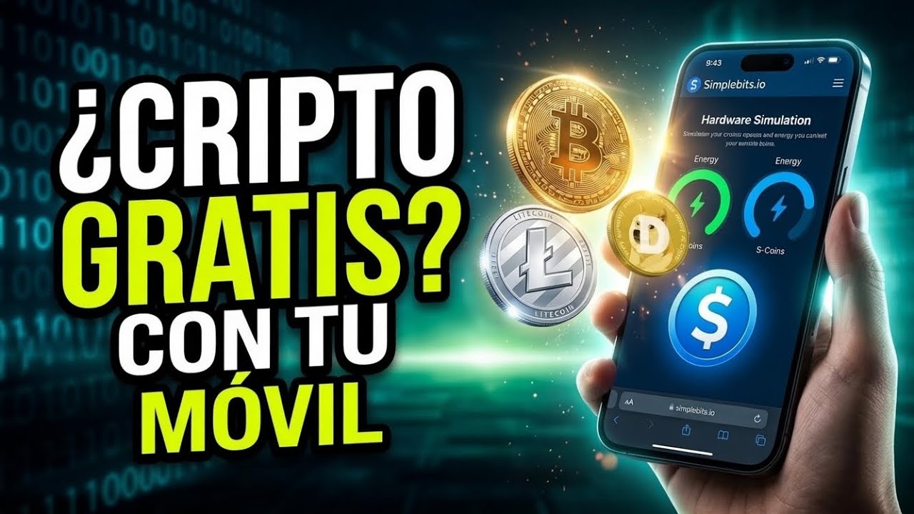 MINER&Iacute;A PASIVA en tu Celular: Gu&iacute;a Completa de Simplebits.io 2026 (Sin Inversi&oacute;n)