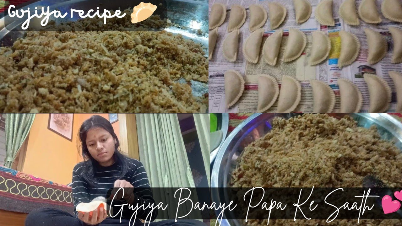 Holi Special✨||Papa-Daughter Gujiya Moments 💕||Family Gujiya Making Vlog💝