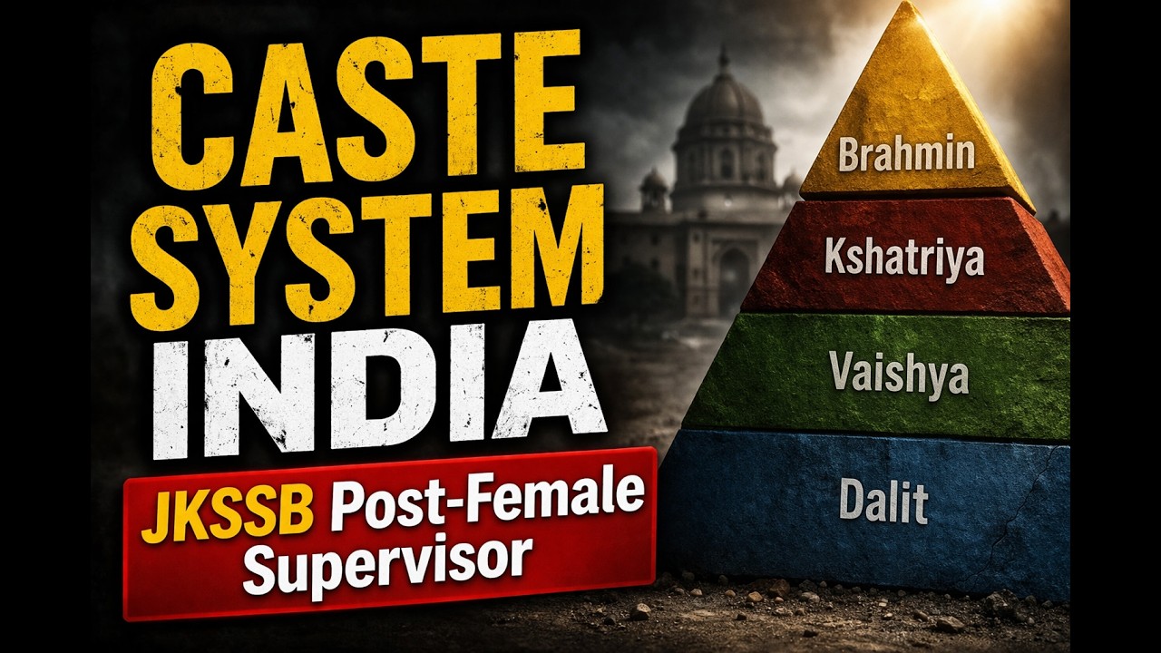 Caste system in India: Jkssb Female supervisor posts