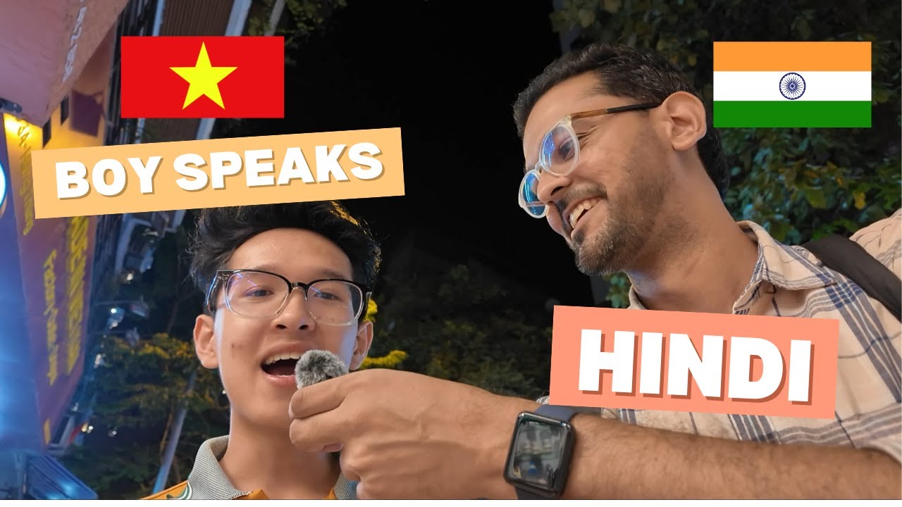 Vietnamese Boy’s Hindi Will Shock You! (Hanoi Vlog) #amazing #new #culture 