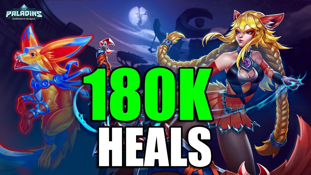 180K HEALS WITH IO - Paladins 2.07 IO Gameplay & Healing Loadout