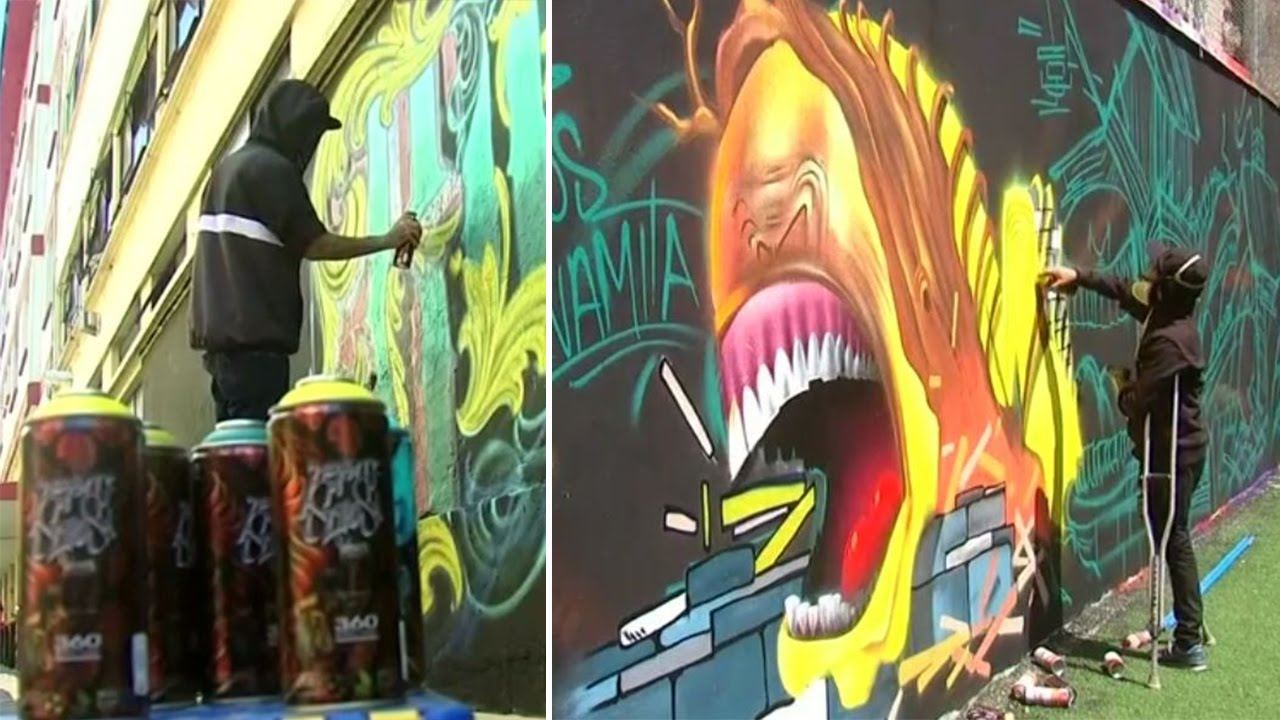 Graffiti artists give a new look to Mexico City