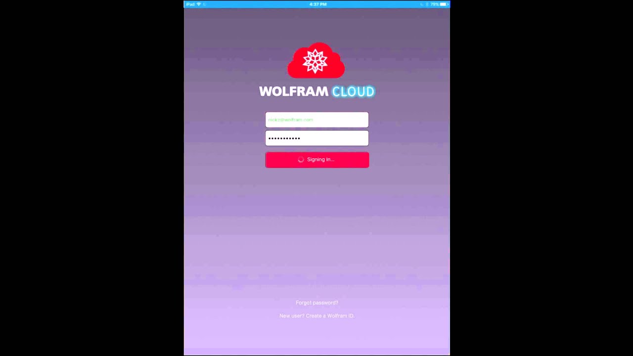 Wolfram Cloud App