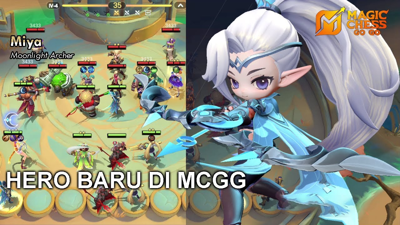 HERO BARU DI MCGG - MAGIC CHESS GG . PLAY 2 . MIYA . RANK MASTER I