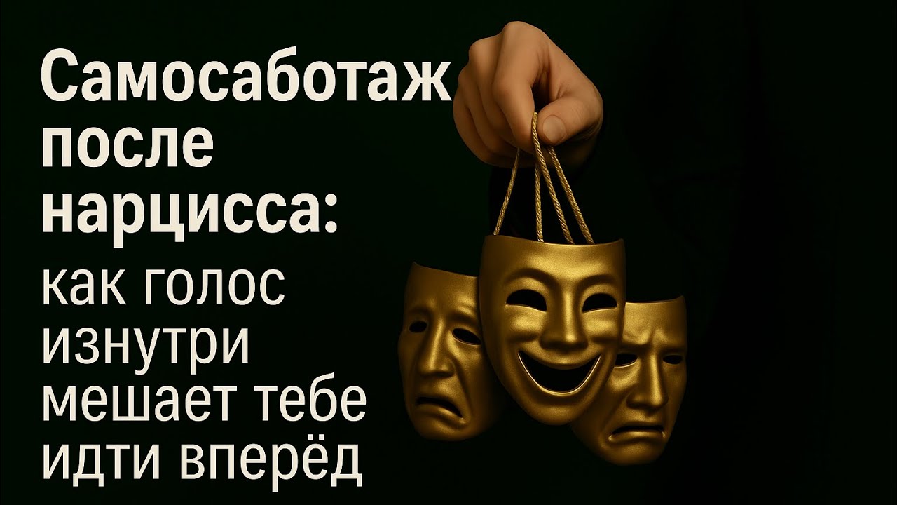 Самосаботаж после нарцисса: как голос изнутри мешает тебе идти вперёд 