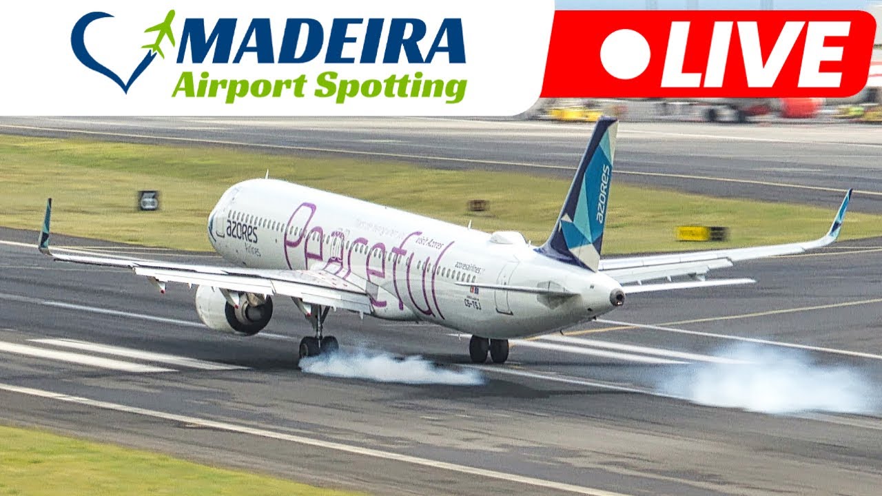 LIVE Action at Madeira Island Airport 11.02.2026
