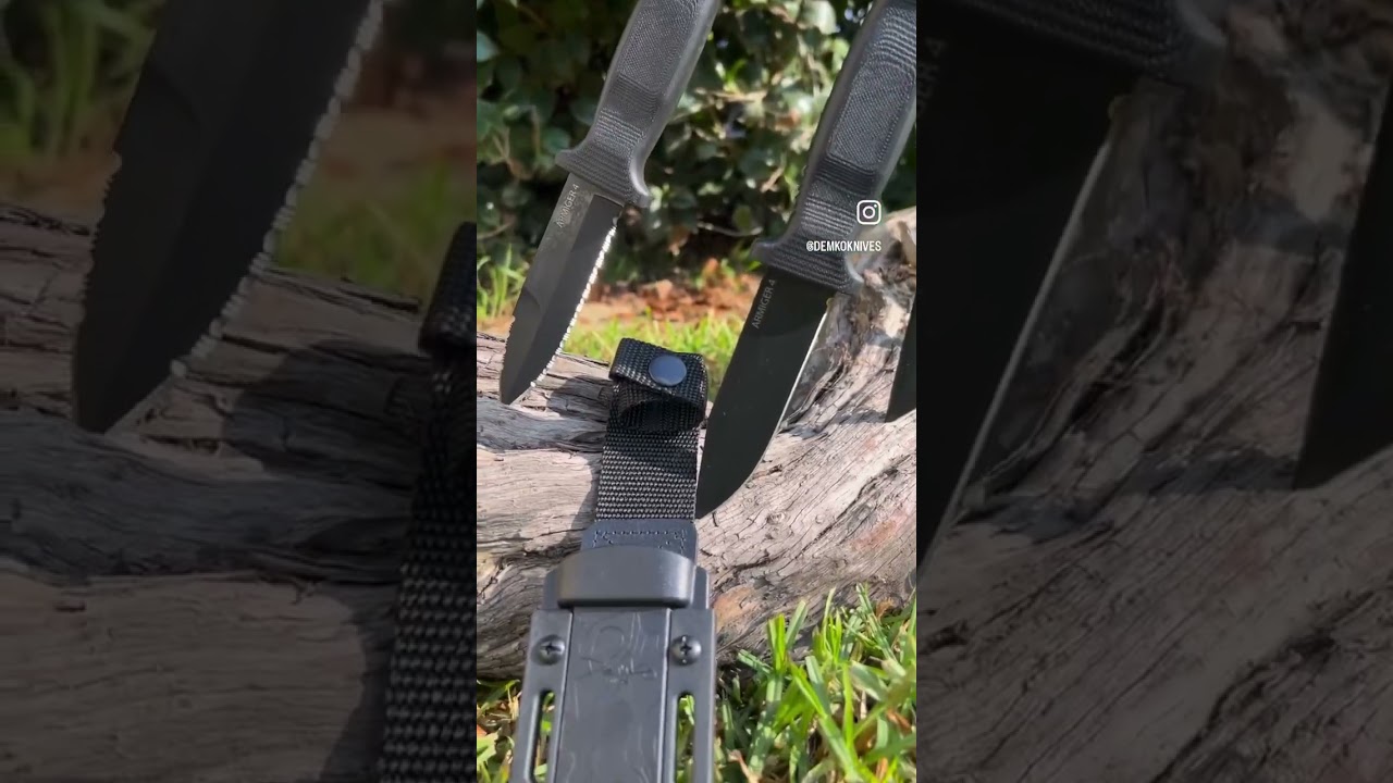 This content was created to promote the Demko Knives Armiger 4 and posted to their Instagram.