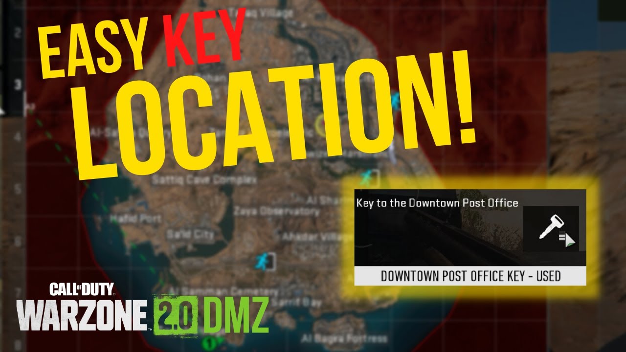 Downtown Post Office key LOCATION GUIDE | Call of Duty Warzone 2.0 DMZ