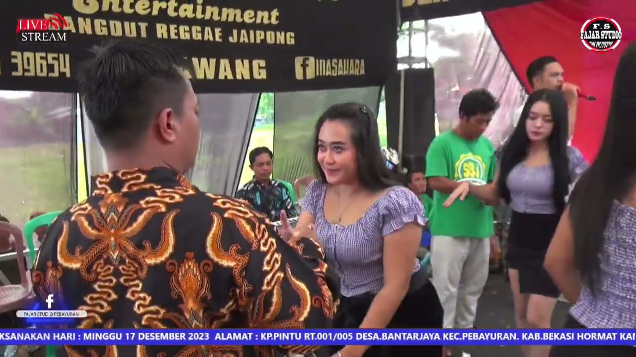 . LAGU:SANCANG.  DI KEDIAMAN SDR.SYAIFUDIN /SDRI.ENTIN. KP.PINTU 17 DESE 2023 INA SAHARA DRJ