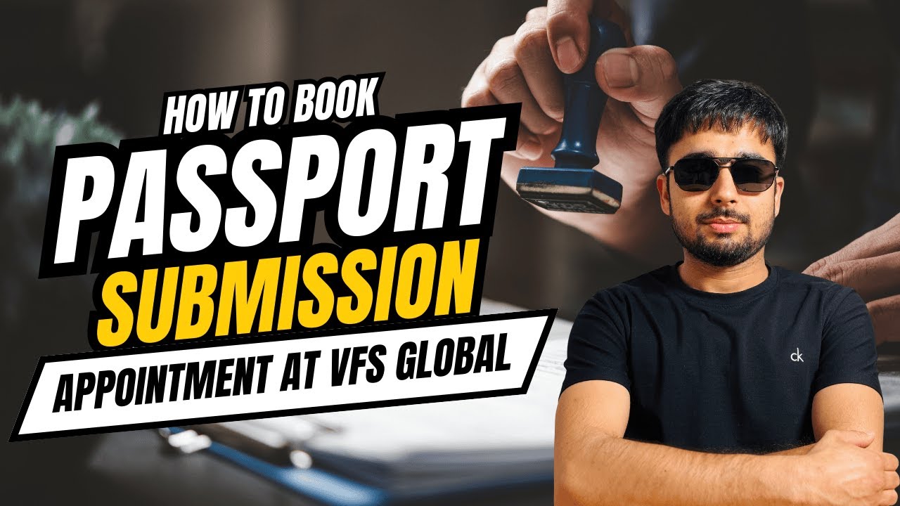 How to Book Passport Submission Appointment at VFS Global for Canada PR | Step-by-Step Guide (2025)