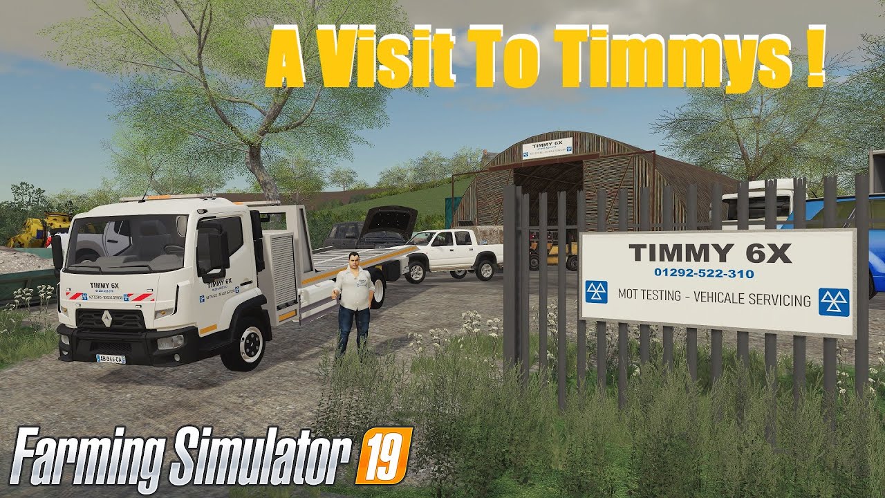 A Trip To Timmys Garage ! Ep2 | MeadowGrove Extended | Farming Simulator 19