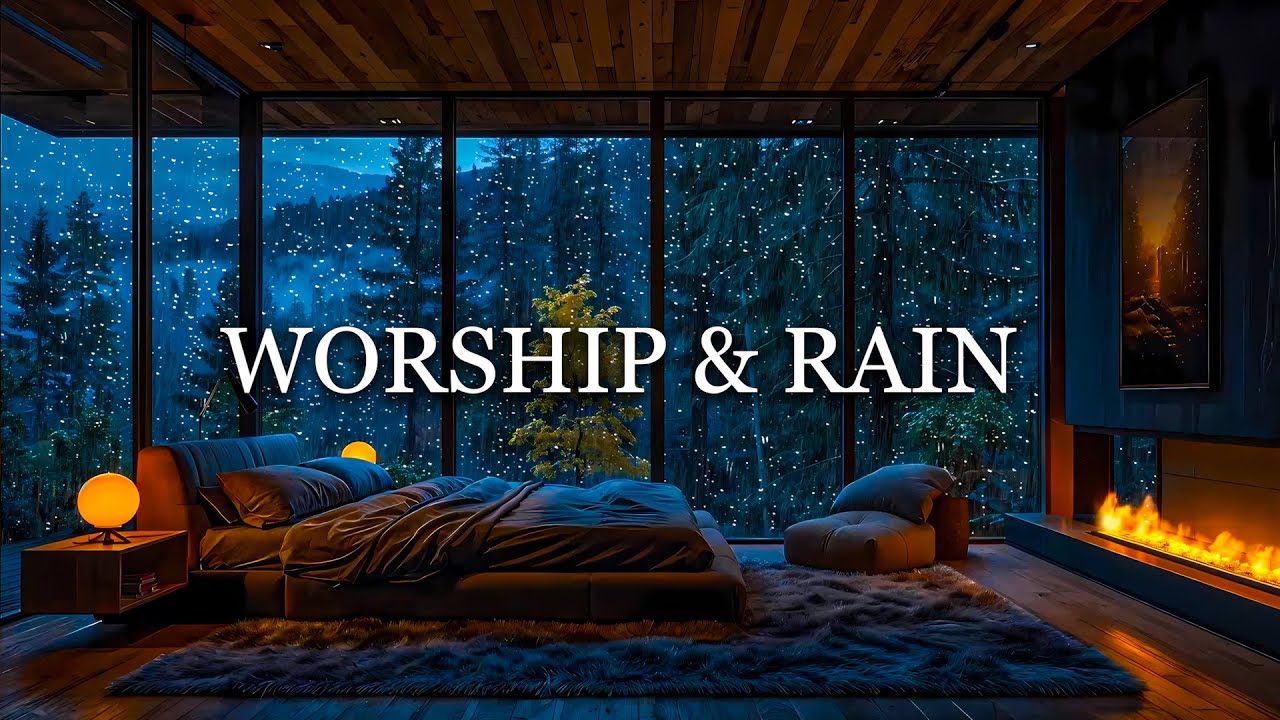 Instrumental Worship Music with Rain, Christian Instrumental Worship Music with Rain Sounds