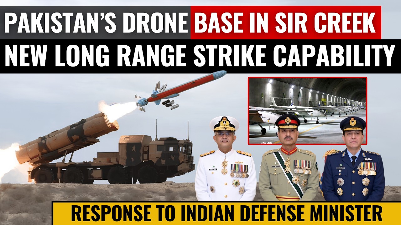 Pakistan's Drone Base in Sir Creek | New Long Range Strike Capability | Defence Outpost