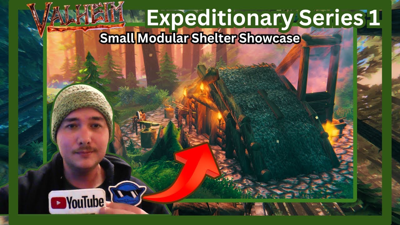 Valheim Expeditionary Series 1 --- Small Modular Shelter Showcase